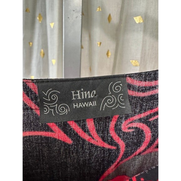 Hina Hawaii Hawaiian Lole Polynesian Tribal Wide V-Neck Tunic Blouse XL - Picture 4 of 5